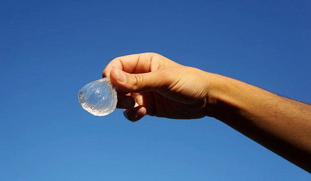 Ooho Biodegradable and edible water bottle - Oohowater